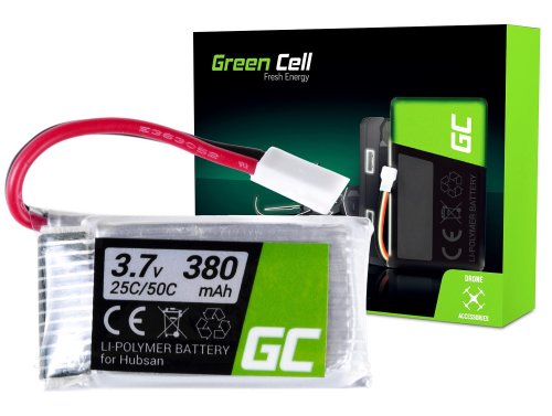 Batteri Green Cell ® til Hubsan H107 H107C H107CHD H107L 3.7V 380mAh