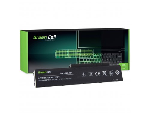 Green Cell Laptop Batteri 3UR18650-2-T0182 SQU-809-F01 til Fujitsu-Siemens Li3710 Li3910 Pi3560 Pi3660