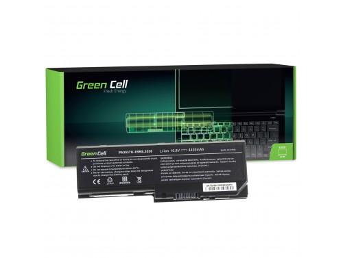 Green Cell Batteri PA3536U-1BRS til Toshiba Satellite L350 L350-22Q P200 P300 P300-1E9 X200 Pro L350 L350-S1701
