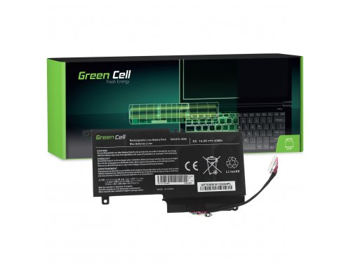 Green Cell Batteri PA5107U-1BRS til Toshiba Satellite L50-A L50-A-19N L50-A-1EK L50-A-1F8 L50D-A P50-A P50-A-13C L50t-A S50-A