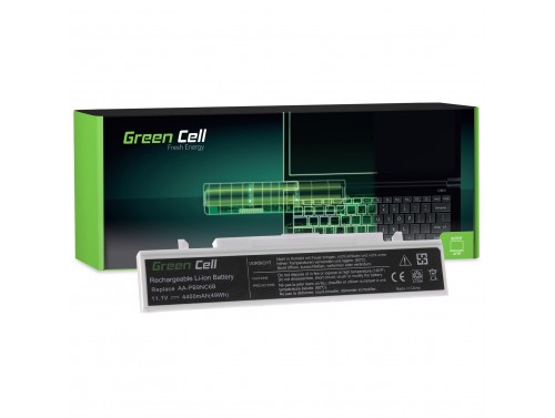 Green Cell Laptop Batteri AA-PB9NC6B AA-PB9NS6B til Samsung RV511 R519 R522 R530 R540 R580 R620 R719 R780 NP300E5C NP350V5C hvid