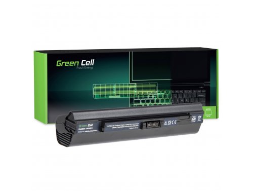 Green Cell Laptop Akku UM09A31 UM09B31 til Acer Aspire One 531 531H 751 751H ZA3 ZG8 6600mAh