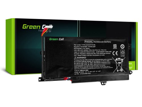 Green Cell Laptop-batteri PX03XL til HP Envy 14-K M6-K