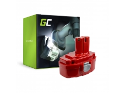 Green Cell ® Akku für Makita 1815 1822 1835 192828-1 4334D 18V 3Ah