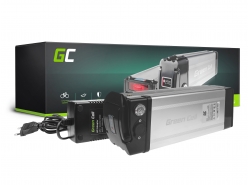 Green Cell Batteri Til Elcykel 48V 20.4Ah 979Wh Silverfish Ebike 2 Pin med Oplader