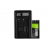 Green Cell ® EN-EL9 / EN-EL9E batteri og MH-23 oplader til Nikon D-SLR D40 D40A D40C D40X D60 D3000 D5000