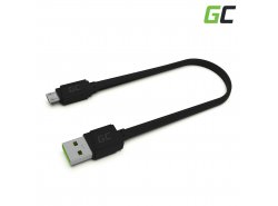 Green Cell GCmatte USB - Micro USB 25 cm kabel, Ultra Charge hurtig opladning, QC 3.0
