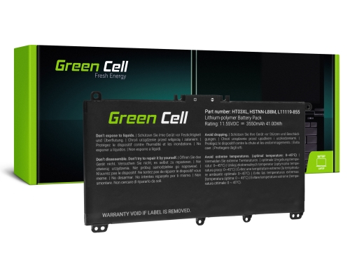 Green Cell Batteri HT03XL L11119-855 til HP 250 G7 G8 255 G7 G8 240 G7 G8 245 G7 G8 470 G7, HP 14 15 17, HP Pavilion 14 15