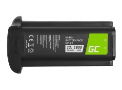 Green Cell ® NP-E3-kamera Shopinformation til Canon EOS-1D EOS-1Ds Mark 2 2 2 N EOS-1Ds EOS-1D Fuld dekodet (12V 1800mAh)