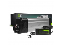 Green Cell® Batteri Til Elcykel 48V 11.6Ah Li-Ion Silverfish med oplader