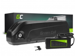 Green Cell Batteri Til Elcykel 48V 15Ah 720Wh Down Tube Ebike EC5 til Samebike, Ancheer med Oplader