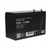 AGM GEL batteri 12V 7Ah blybatteri Green Cell vedligeholdelsesfrit til UPS og nødsystemer