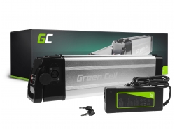 Green Cell® Batteri Til Elcykel 36V 11Ah Li-Ion Silverfish med oplader
