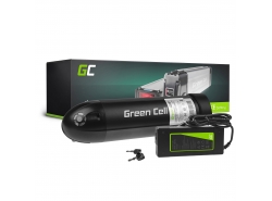 Green Cell Batteri Til Elcykel 24V 12Ah 288Wh Down Tube Ebike 2 Pin med Oplader