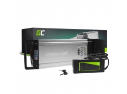 Green Cell® Batteri Til Elcykel 24V 8.8Ah Li-Ion Rear Rack med oplader