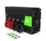 Green Cell ® inverter spændingsomformer 12V til 230V 2000W / 4000W ren sinusbølge