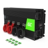 Green Cell ® inverter spændingsomformer 12V til 230V 3000W / 6000W