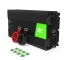 Green Cell ® inverter spændingsomformer 12V til 230V 1500W / 3000W ren sinus