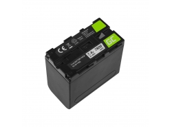 Akkumulatorbatteri Green Cell NP-F960 NP-F970 NP-F975 til Sony 7.4 V 7800 mAh