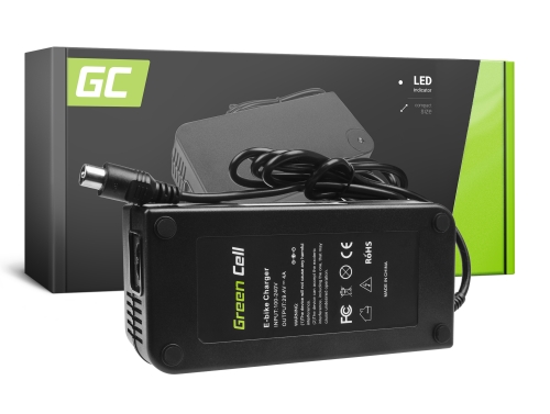 Green Cell ® oplader til elektriske cykler, stik: RCA, 29.4V, 4A