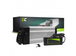 Green Cell Batteri Til Elcykel 48V 11Ah 528Wh Silverfish Ebike 4 Pin med Oplader
