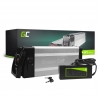 Green Cell Batteri Til Elcykel 48V 11Ah 528Wh Silverfish Ebike 4 Pin med Oplader
