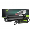 Green Cell Batteri Til Elcykel 24V 7.8Ah 187Wh Down Tube Ebike 2 Pin til E-Go Hopper Viking med Oplader