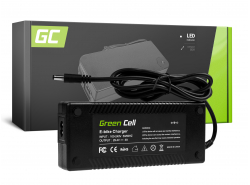 Green Cell ® oplader 29.4V 4A til e-cykel 24V Li-Ion batteri med rundt stik 5,5 * 2,1 mm