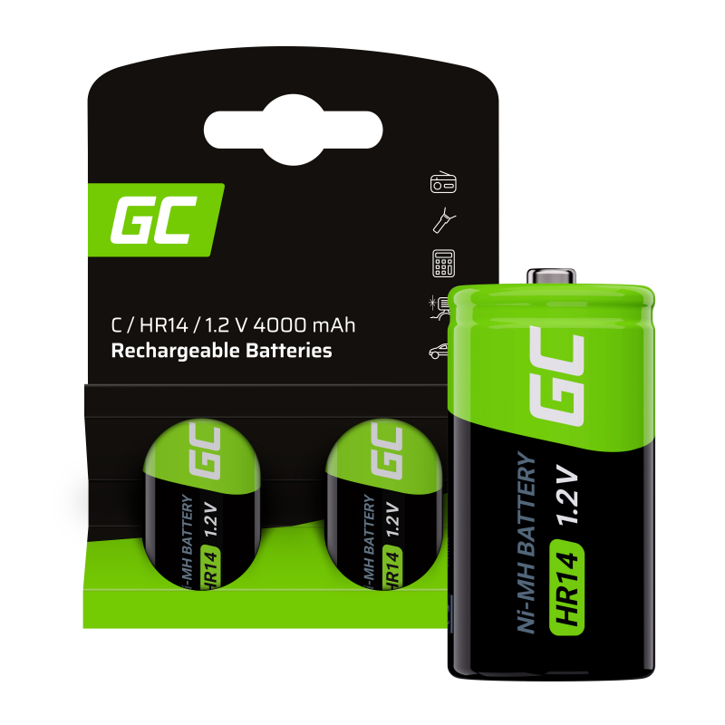 Energizer Recharge Power Plus D HR20 2500mAh 1.2V 🔋 BatteryDivision