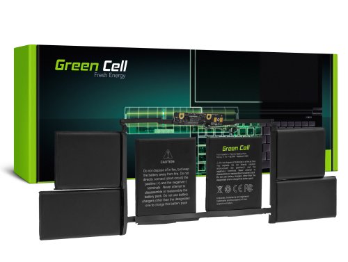 Green Cell PRO bærbar batteri A1820 til Apple MacBook Pro 15 A1707 (2016 i 2017)