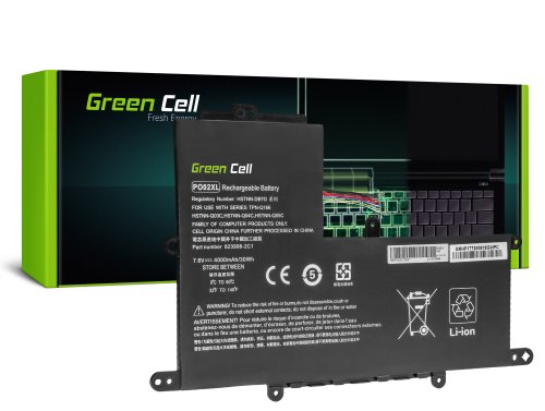 Green Cell Laptop Akku PO02XL til HP Stream 11 Pro G2 G3 G4 G5, HP Stream 11-R020NW 11-R021NW 11-Y000NW 11-Y002NW