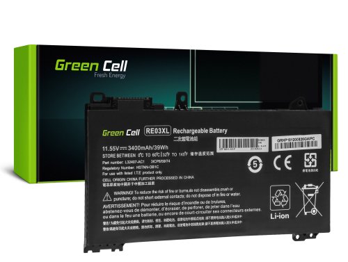 Green Cell Batteri RE03XL L32656-005 til HP ProBook 430 G6 G7 440 G6 G7 445 G6 G7 450 G6 G7 455 G6 G7 445R G6 455R G6