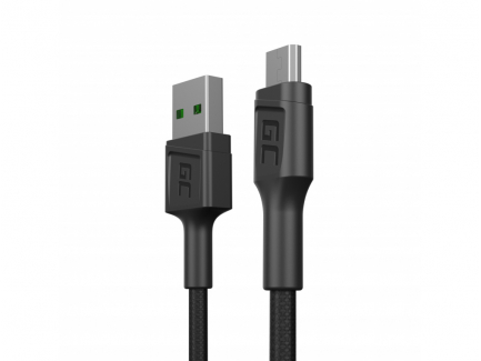 Green Cell GC PoweStream USB-Micro USB 30 cm hurtig opladningskabel