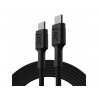 Kabel Green Cell GC PowerStream USB-C-USB-C 200cm, hurtig opladning Strømforsyning (60W), Ultra Charge, QC 3.0