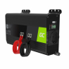 Green Cell Pro inverter spændingsomformer 12V til 230V 500W / 1000W ren sinus