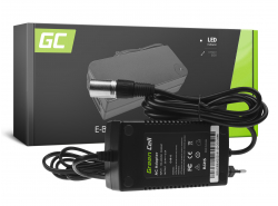 Green Cell ® oplader til elektriske cykler, stik: Cannon, 29.4V, 2A
