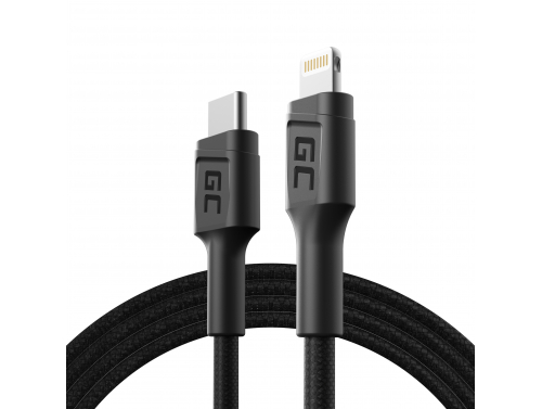 Kabel USB-C Lightning MFi 1m GC Power Stream med hurtig opladning til Apple iPhone