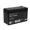 AGM GEL batteri 12V 9Ah blybatteri Green Cell vedligeholdelsesfrit til UPS og ekkosonder