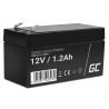 AGM GEL batteri 12V 1.2Ah blybatteri Green Cell vedligeholdelsesfrit til elbiler og scootere