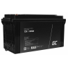 AGM GEL batteri 12V 120Ah blybatteri Green Cell vedligeholdelsesfri til scootere og fiskerbåde