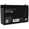 AGM GEL batteri 6V 7.2Ah blybatteri Green Cell vedligeholdelsesfrit til plæneklippere og traktorer