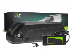 Green Cell Batteri Til Elcykel 48V 10.4Ah 499Wh Down Tube Ebike EC5 til Samebike, Ancheer med Oplader