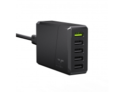 Green Cell GC ChargeSource 5 5xUSB 52W oplader med hurtig opladning Ultra Charge og Smart Charge