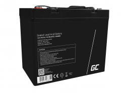 AGM GEL batteri 12V 50Ah blybatteri Green Cell vedligeholdelsesfri til solceller og ekkolod