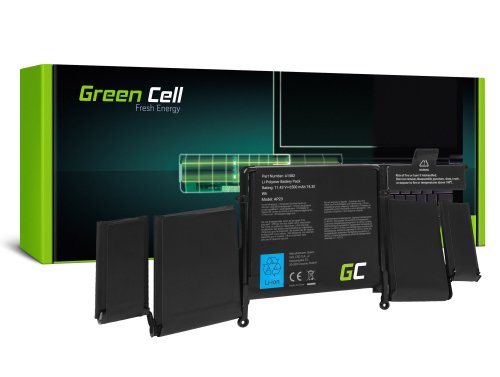 Green Cell A1582-batteri til Apple MacBook Pro 13 A1502 (tidlig 2015)