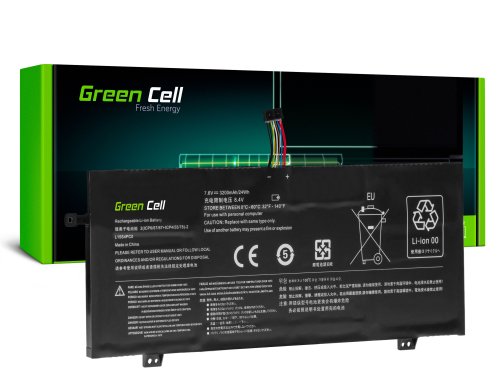 Green Cell L15L4PC0 L15M4PC0 L15M6PC0 L15S4PC0 batteri til bærbare computere Lenovo V730 V730-13 Ideapad 710s