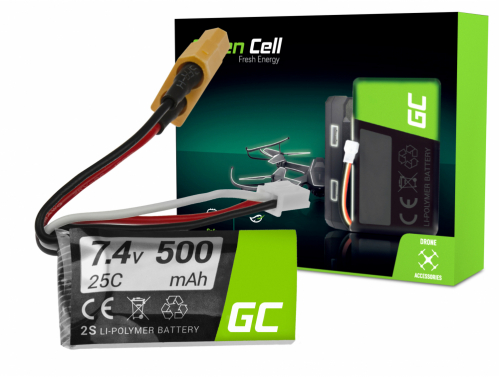 Green Cell batteri 500mAh 7.4V XT60