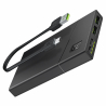 Powerbank Green Cell GC PowerPlay10 10000mAh med hurtig indlæsning 2x USB Ultra Charge og USB-C Power Delivery 18W