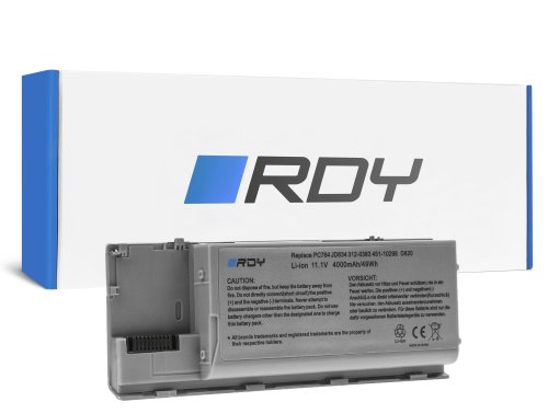 Batteri RDY PC764 JD634 til Dell Latitude D620 D630 D630N D631 D631N D830N Precision M2300