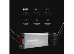 Akku Batterie Green Cell Rear Rack 36V 11.6Ah 418Wh für Elektrofahrrad E-Bike Pedelec